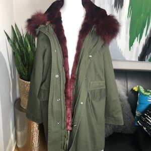 Avec Les Filles 3 in 1 faux fur Star Parka - Winter Coat